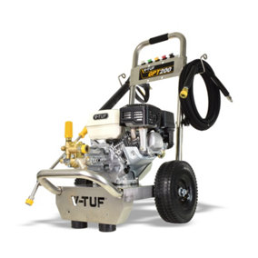 Industrial 6.5HP Petrol Pressure Washer with GP200 Honda Engine - 2755psi, 190Bar, 12L/min PUMP