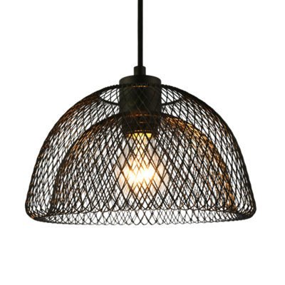 Black wire light shade sales