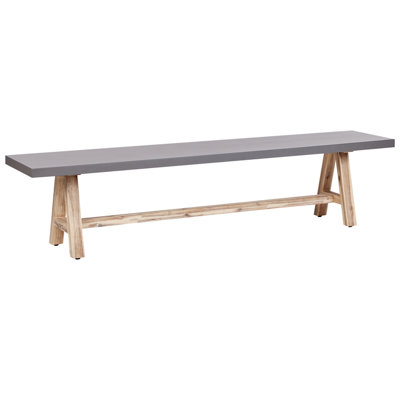 Industrial Bench 200 cm Grey TONNARE