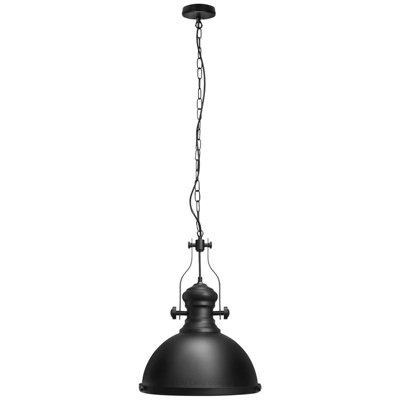 Industrial Black Ceiling Pendant Light M0146 with 9W WW LED