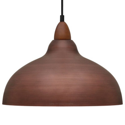 Industrial Ceiling Rustic Copper Pendant Light Barn Lamp Shade H3128