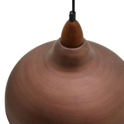 Industrial Ceiling Rustic Copper Pendant Light Barn Lamp Shade H3128