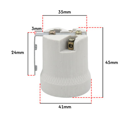 2pcs Light Socket Shade Ring Metal Lamp Shade Collar Rings Lock E26 E27 Ceramic Porcelain Socket For Medium Base Ceramic Sockets