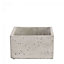 Industrial Design Cement Square Planter. (H7 cm) No Drainage Holes