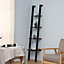 Industrial Ladder Shelf  5Tier Bookcase Rack 160mm(H)
