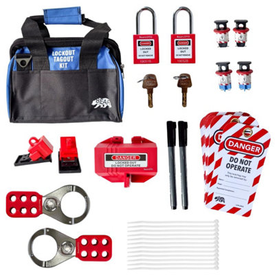 Industrial Lockout Tagout Kit (Loto) - Complete Safety Compliance Set ...