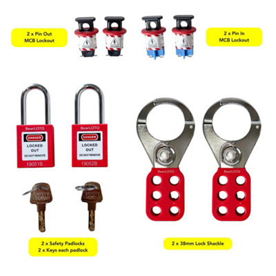 Industrial Lockout Tagout Kit (Loto) - Complete Safety Compliance Set ...