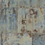 Industrial Metal Effect Wallpaper Rasch Green Teal Vinyl Paste The Wall Textured