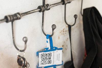 Industrial Pipe Wall Mounted Coat Rack - 6