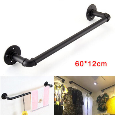 Nearmoon Industrial Industrial Pipe Towel Rack Towel Bar For Bathroom Wall NearM