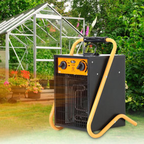 Industrial Square Portable Electric Workshop Fan Greenhouse Heater with Handle