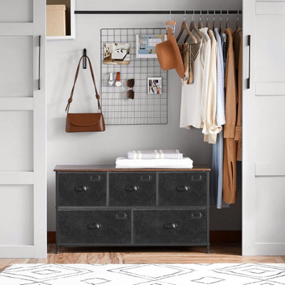 Industrial Storage Unit, Wide Fabric Drawer System with Metal Framework ...