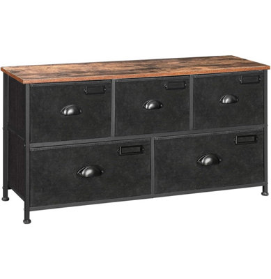 Industrial Storage Unit, Wide Fabric Drawer System with Metal Framework ...