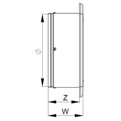 Industrial White Commercial Extractor Fan 200mm / 240V / 405m3/h - 3