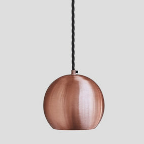 Industville The Globe Collection Pendant, 1 Wire, Copper