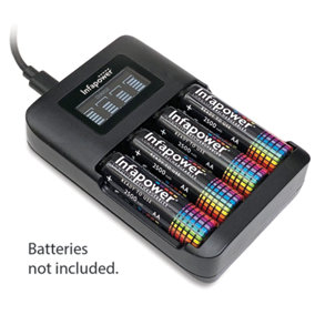Infapower Super Fast LCD Battery Charger