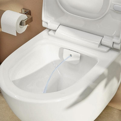 Infinitio Rimless WC with thermostatic bidet function + Softclose seat ...