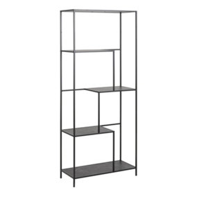 Infinity Bookcase with 4 shelves in Black