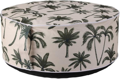 Inflatable Green Palm Outdoor Garden Pouffe