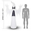Inflatable Halloween Decoration - Spooky Ghost with LED Lights - 2.4m (7ft 11)
