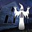 Inflatable Halloween Decoration - Spooky Ghost with LED Lights - 2.4m (7ft 11)