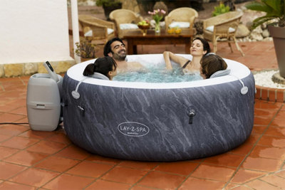 Inflatable Hot Tub with App-Control Lay-Z-Spa Boracay Smart Signature AirJet