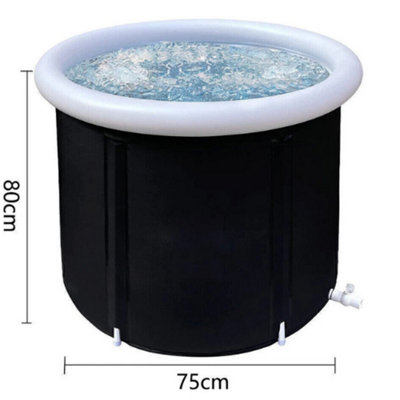 Inflatable Ice Bath Tub Cold Plunge Pool for Indoor & Outdoor Recovery