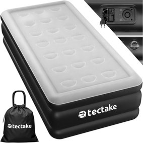 Inflatable Mattress AirDreams with Electric Pump - black/white
