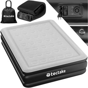 Inflatable Mattress AirDreams with Electric Pump - black/white