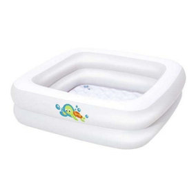 Inflatable Paddling Swimming Pool For Children 86x86x25cm Bestway 51116