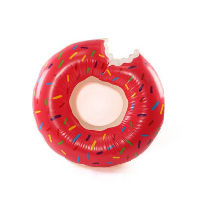 Inflatable Pink Doughnut Ring - 107cm / 42 Inch - Pack of 6