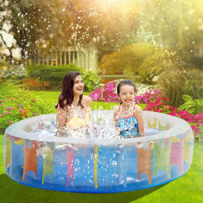 Inflatable PVC Swimming Pool Outdoor Bathtub for Summer, Safe and ...