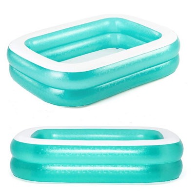 Inflatable Rectangular Family Garden Paddling Swimming