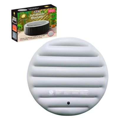 Inflatable Round Bladder Fits All 6 Person Round Hot Tub Lid Up to 160cm