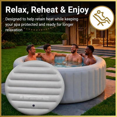 Inflatable Round Bladder Fits All Round Hot Tubs from 4 People up to 140cm