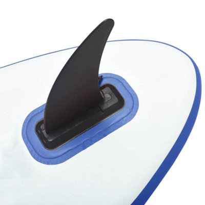 Inflatable Stand Up Boardwith Sail Set Blue and White