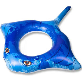 Inflatable Stingray Swim Ring 48"