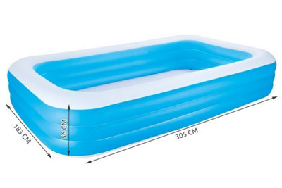 Inflatable Swimming Pool For Children 305x183x56cm Bestway 54009