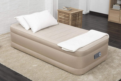 Intex Dura-Beam Standard Pillow Rest 12 Twin Air Mattress w/ Built-In Electric Pump - Kittery Trading Post