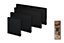 Infrared Heater 700W "JASMINE RANGE" Black Premium - Thermal Wave Panel