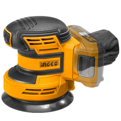 INGCO 20V Lithium-ion random orbit sander body only with 5 piece sand paper