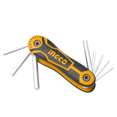Ingco 8 in 1 Portable Folding Hex Key