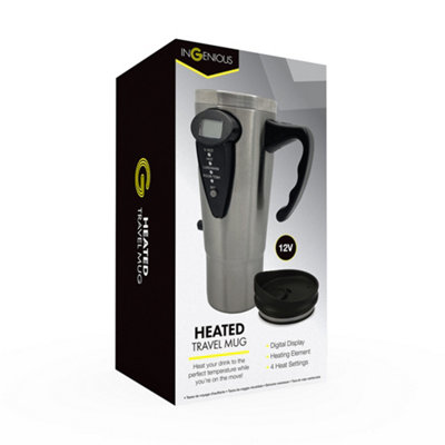 Ingenious Heated Travel Mug with Car Adaptor - 4