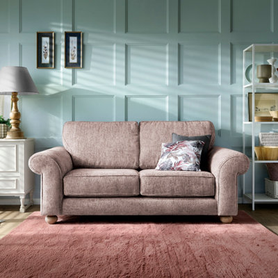 Ingrid 2 Seater Sofa in Woodrose