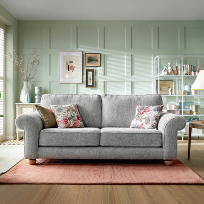 Ingrid 3 Seater Sofa in Ash Grey