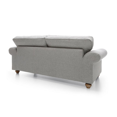 Ingrid 3 Seater Sofa in Light Grey
