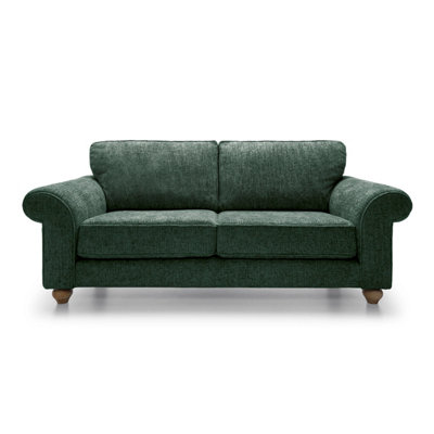 Ingrid 3 Seater Sofa in Rifle Green