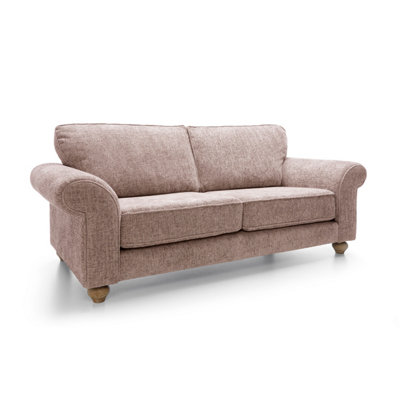 Ingrid 3 Seater Sofa in Woodrose