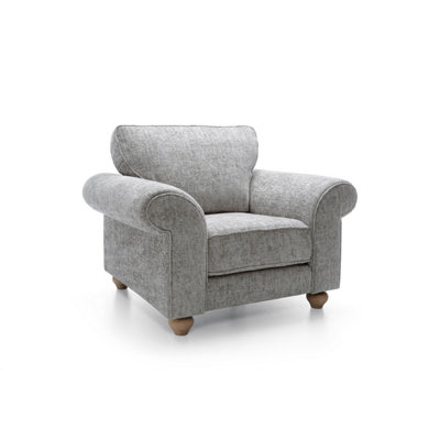 Ingrid Collection Armchair in Ash Grey