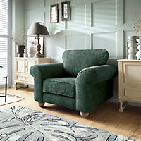 Ingrid Collection Armchair in Jungle Green